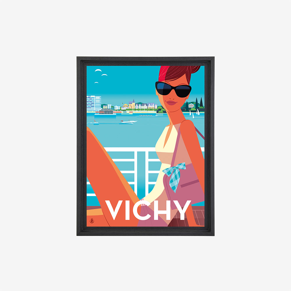 Affiche "un été à Vichy"