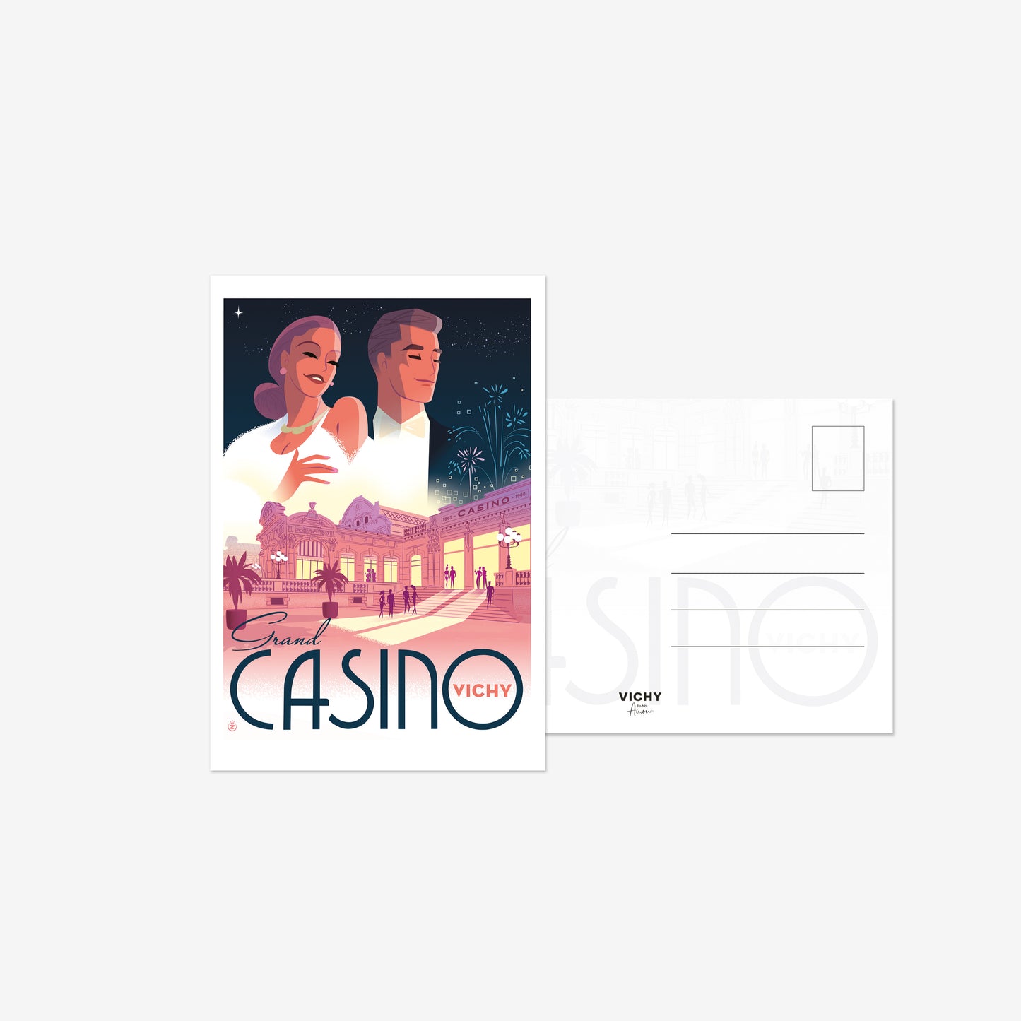 Carte Postale "Grand Casino"