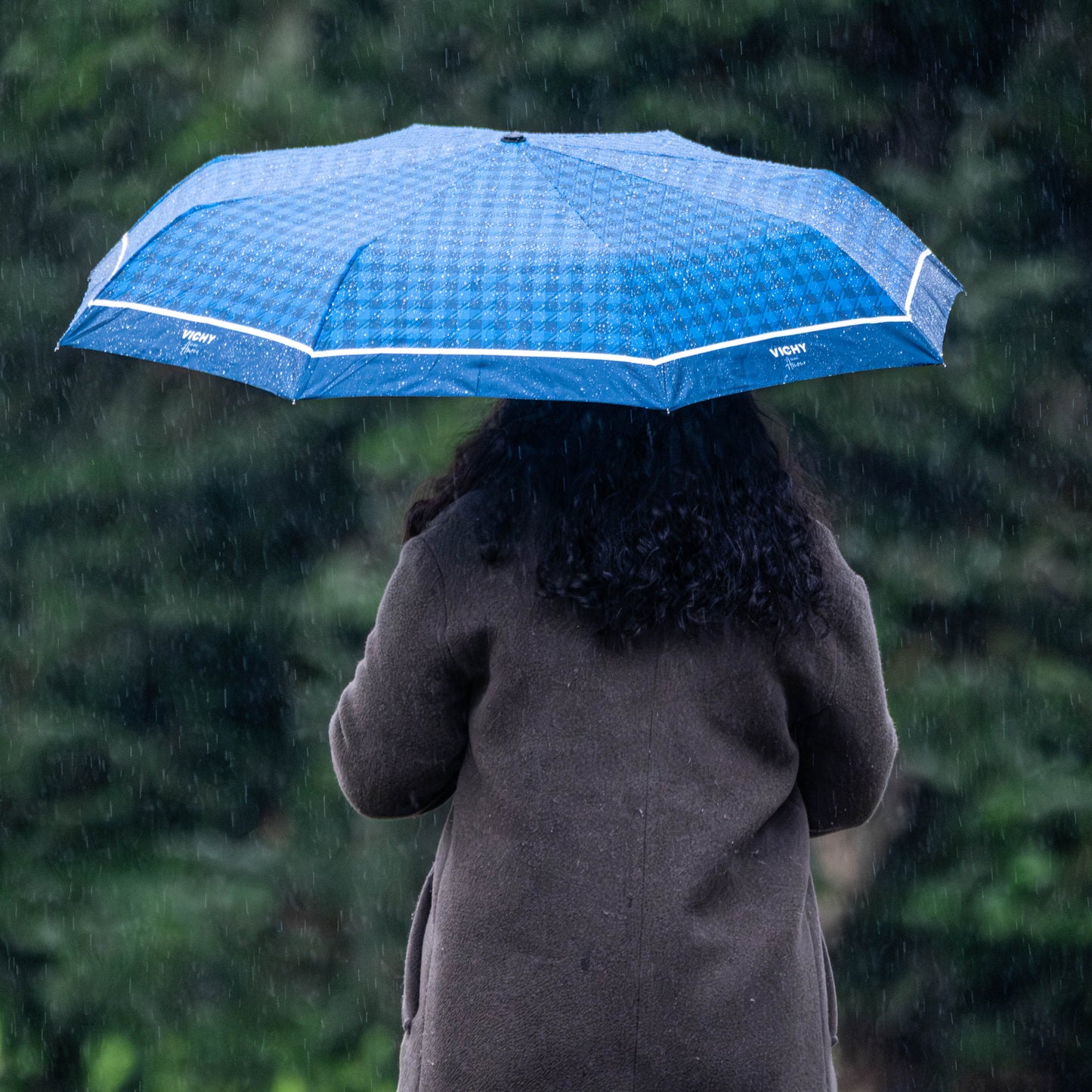 Parapluie pliant néo-carreaux