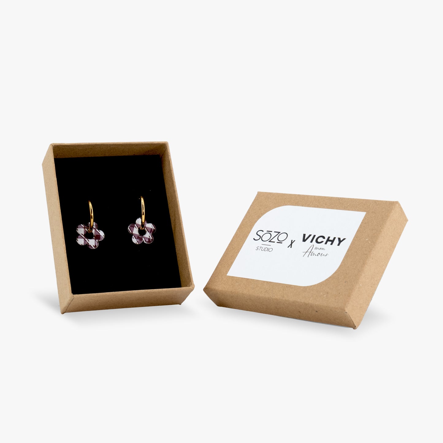 Boucles d'oreilles fleurs - Studio SOZO