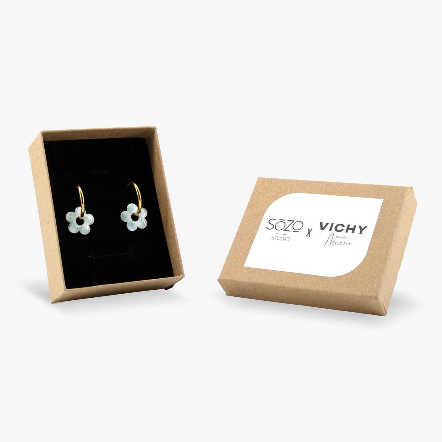 Boucles d'oreilles fleurs - Studio SOZO