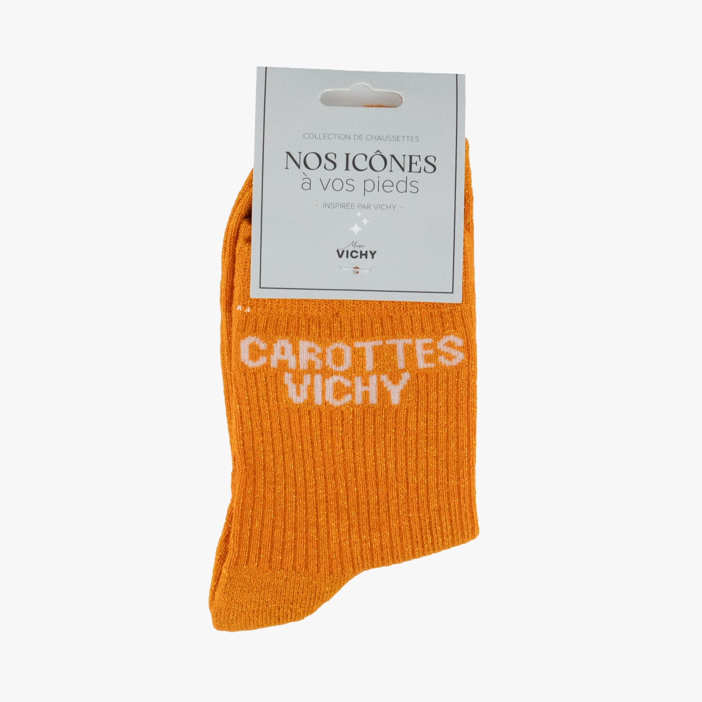 Chaussettes "Carotte Vichy"