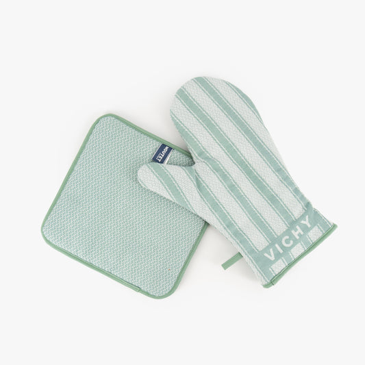 Gants & Maniques "Rayures Vichy"