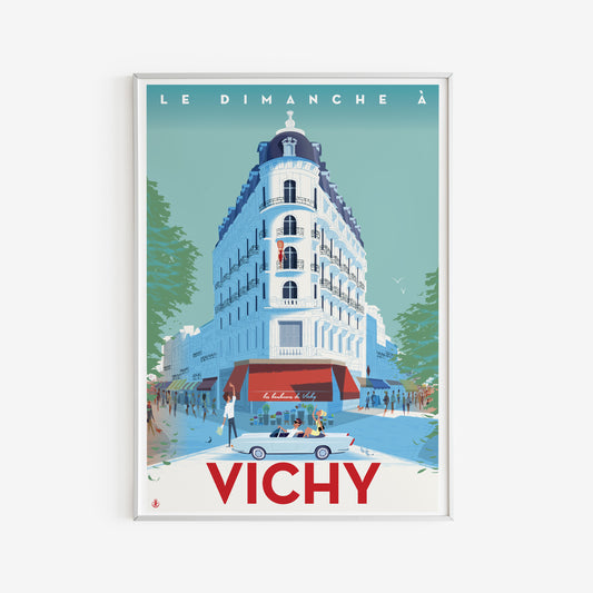 Affiche "Dimanche à Vichy"