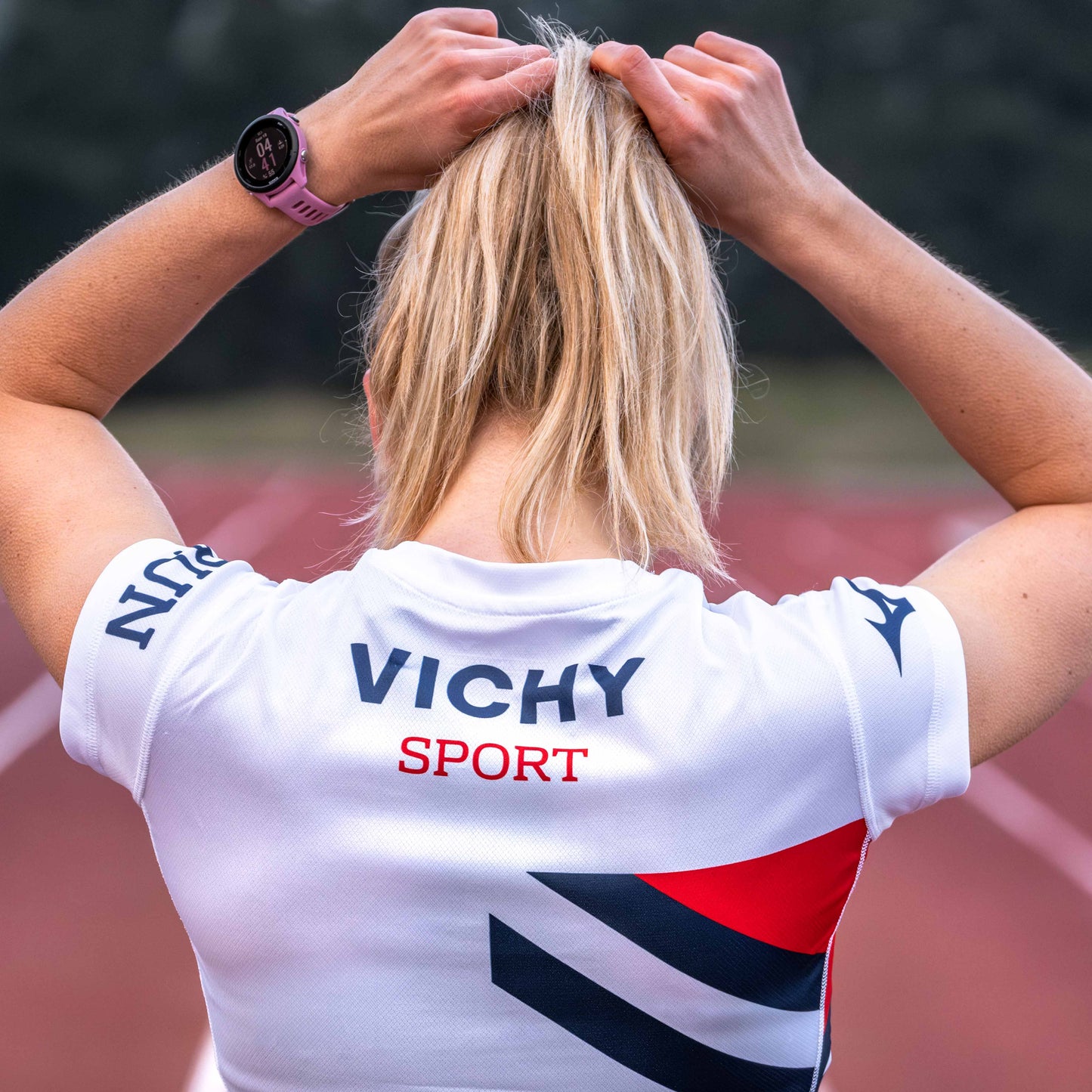 T-shirt MIZUNO - Vichy Sport "Iconic"