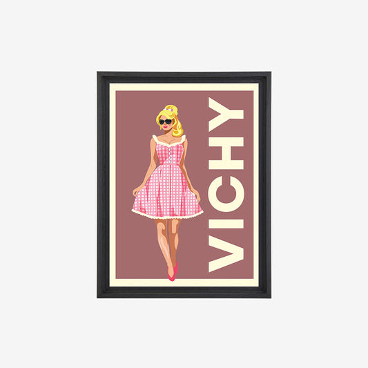 Affiche "Mademoiselle Vichy"