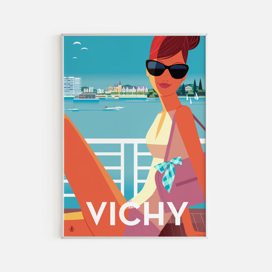 Affiche "un été à Vichy"