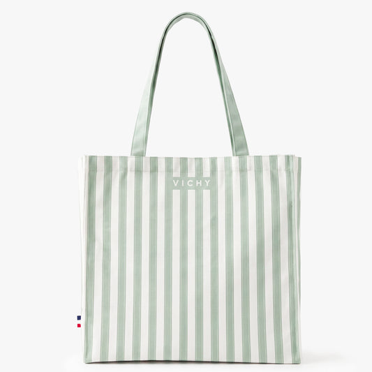 Sac Shopping "Rayures Vichy"