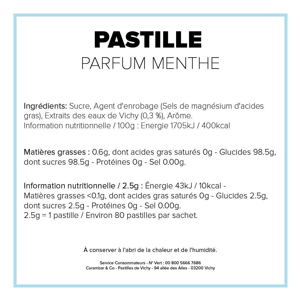 Sachet de Pastilles Vichy - 230g